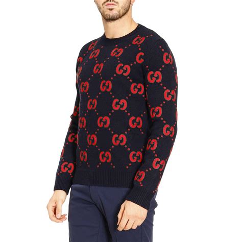 mens gucci sweaters|gucci sweater hoodie for men.